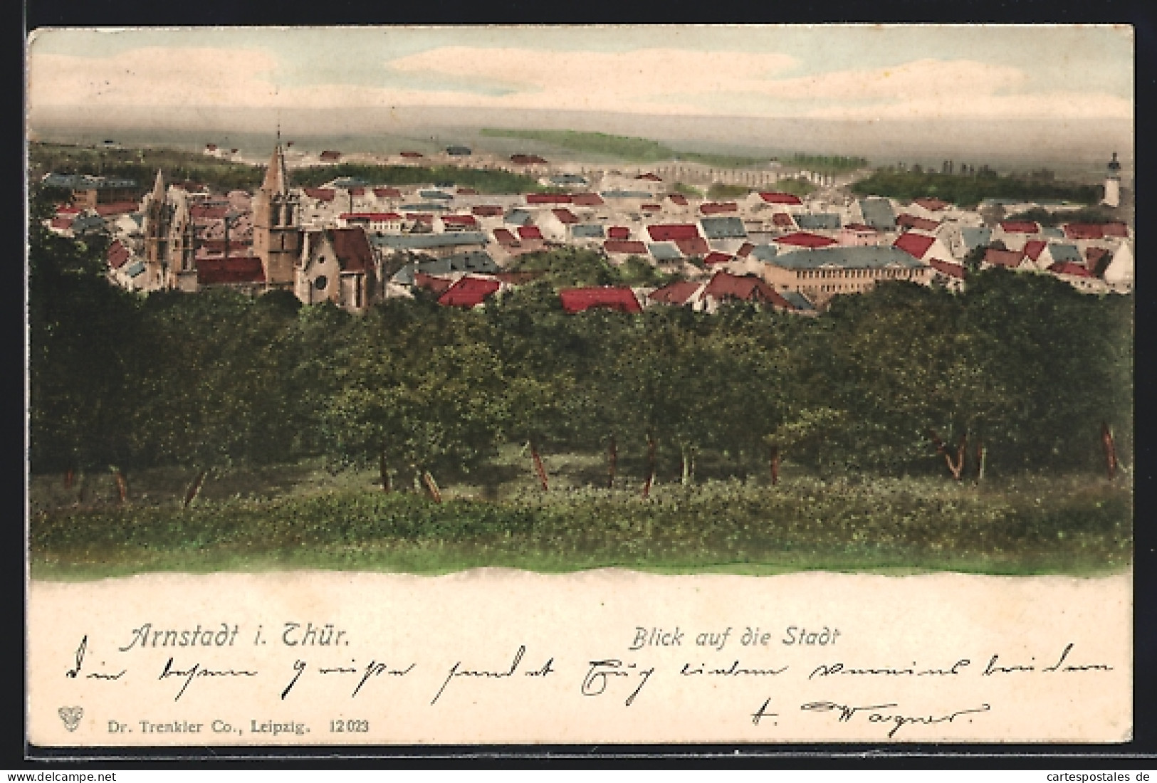 AK Arnstadt /Th., Blick Auf Die Stadt  - Arnstadt