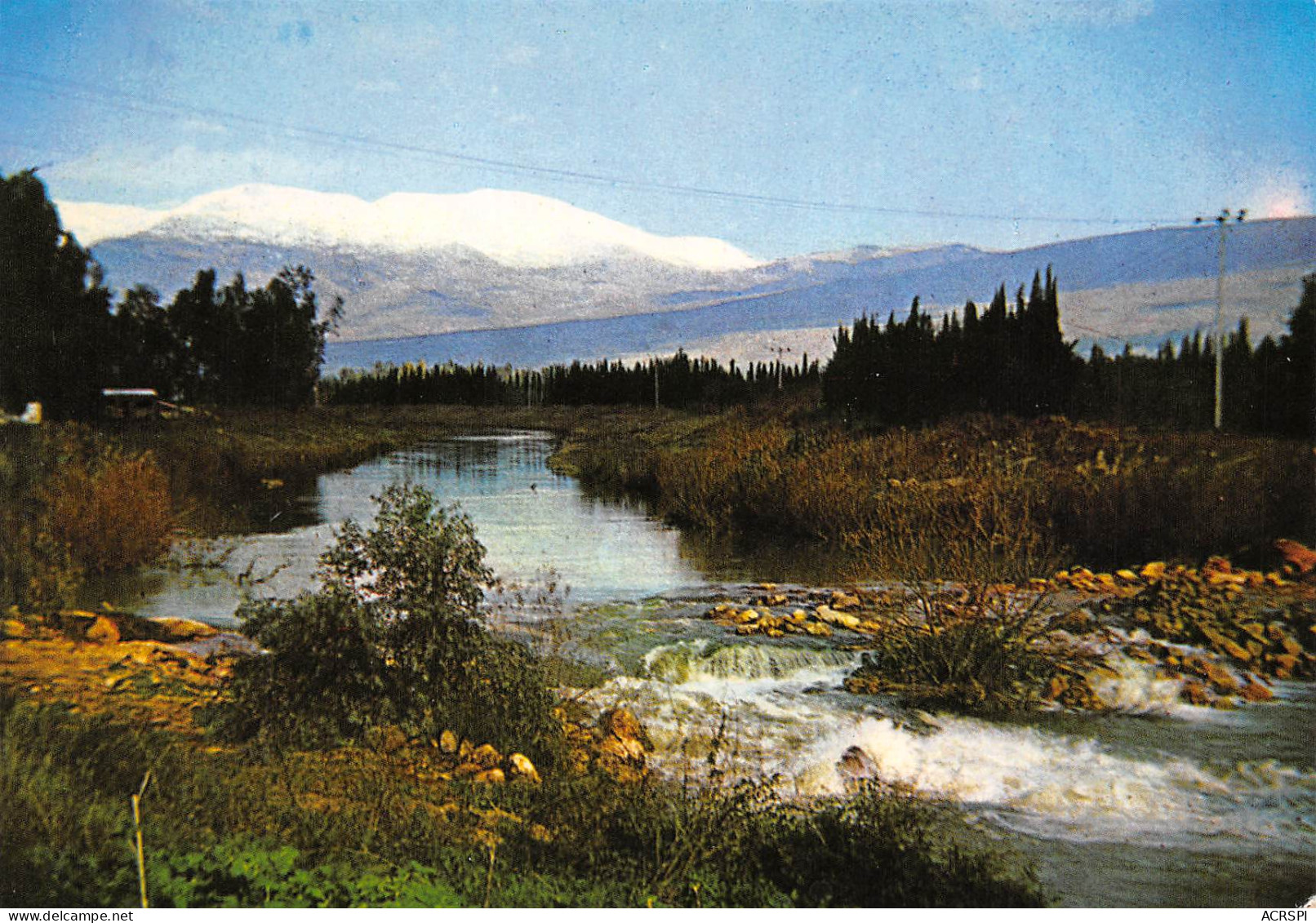  Israël ISRAEL  Jordan River And Mt Hermon Le Jourdain Et Le Mont Hermon   N°29 \ MK3030   ישר�?ל  . חרמון ירדן - Israël