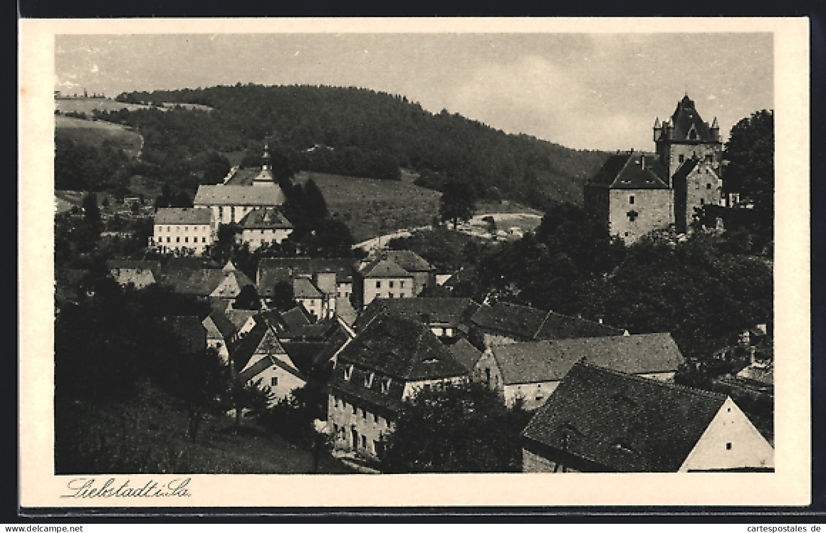 AK Liebstadt /Sa., Teilansicht Aus Der Vogelschau  - Liebstadt