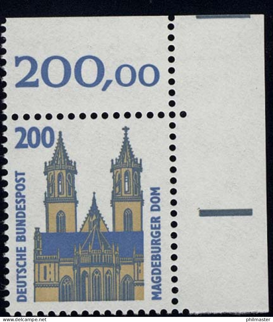 1665 SWK 200 Pf Ecke Or ** Postfrisch - Unused Stamps