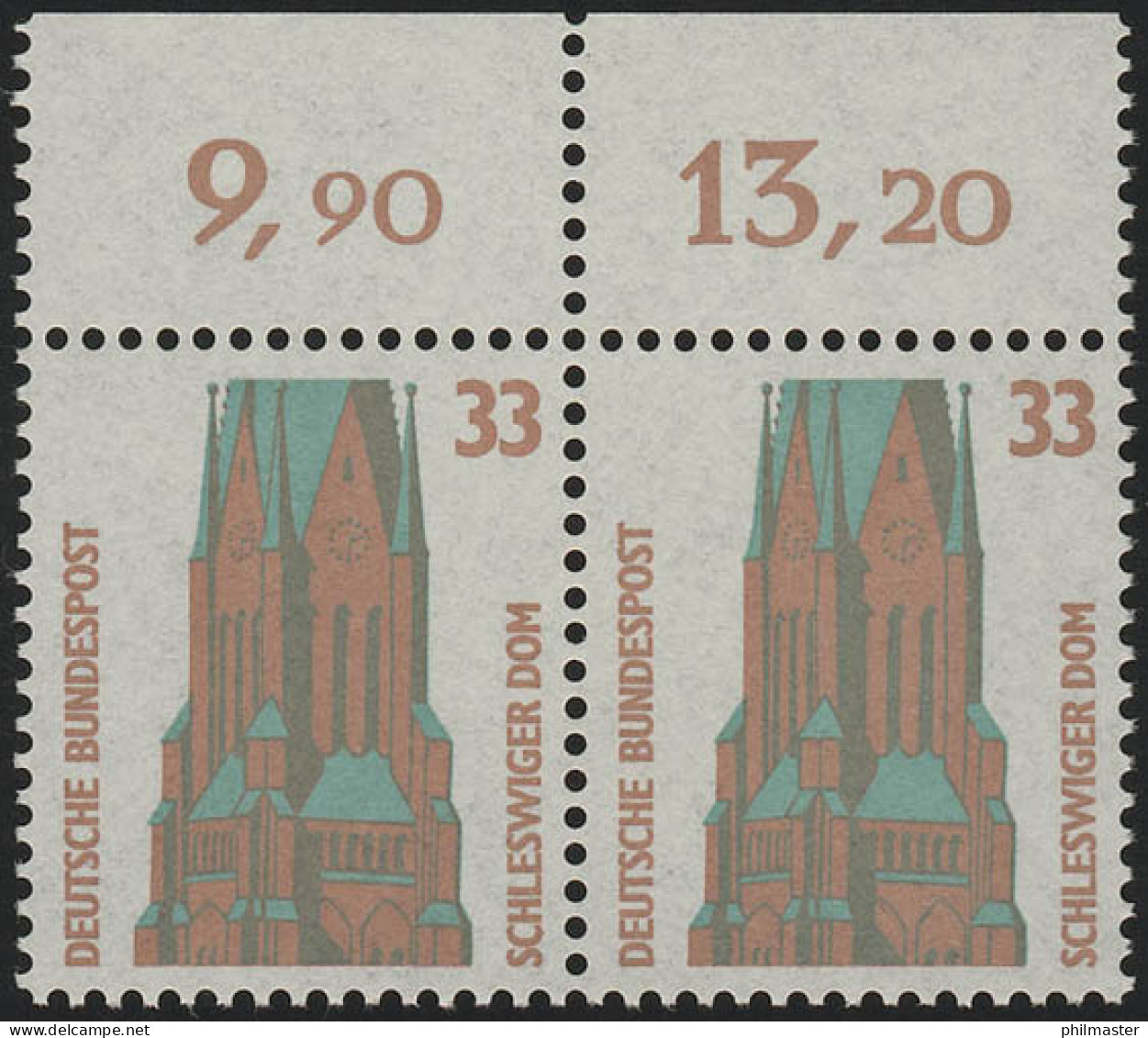 1399 SWK 33 Pf Paar OR ** Postfrisch - Unused Stamps