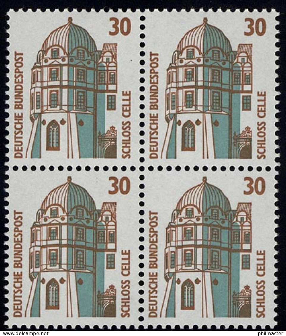 1339 SWK 30 Pf Viererblock ** Postfrisch - Unused Stamps