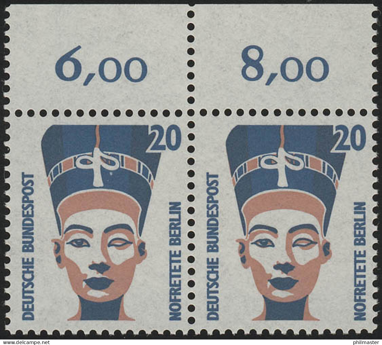 1398 SWK 20 Pf Paar OR ** Postfrisch - Unused Stamps