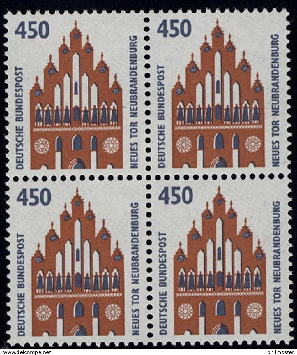 1623 SWK 450 Pf Viererblock ** Postfrisch - Unused Stamps