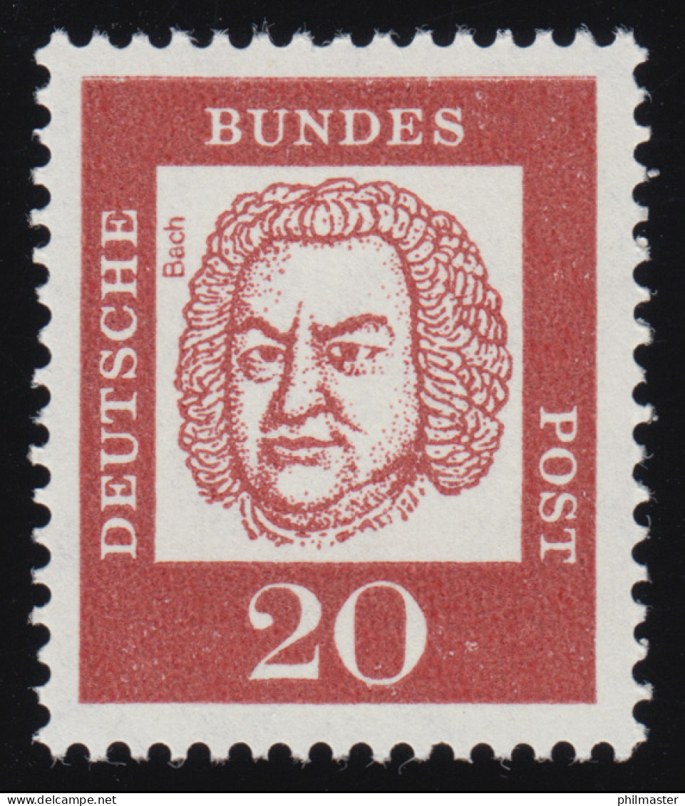 352x Bed. Deutsche X 20 Pf 1000er-Rolle, Einzelmarke + Nr. ** - Roulettes
