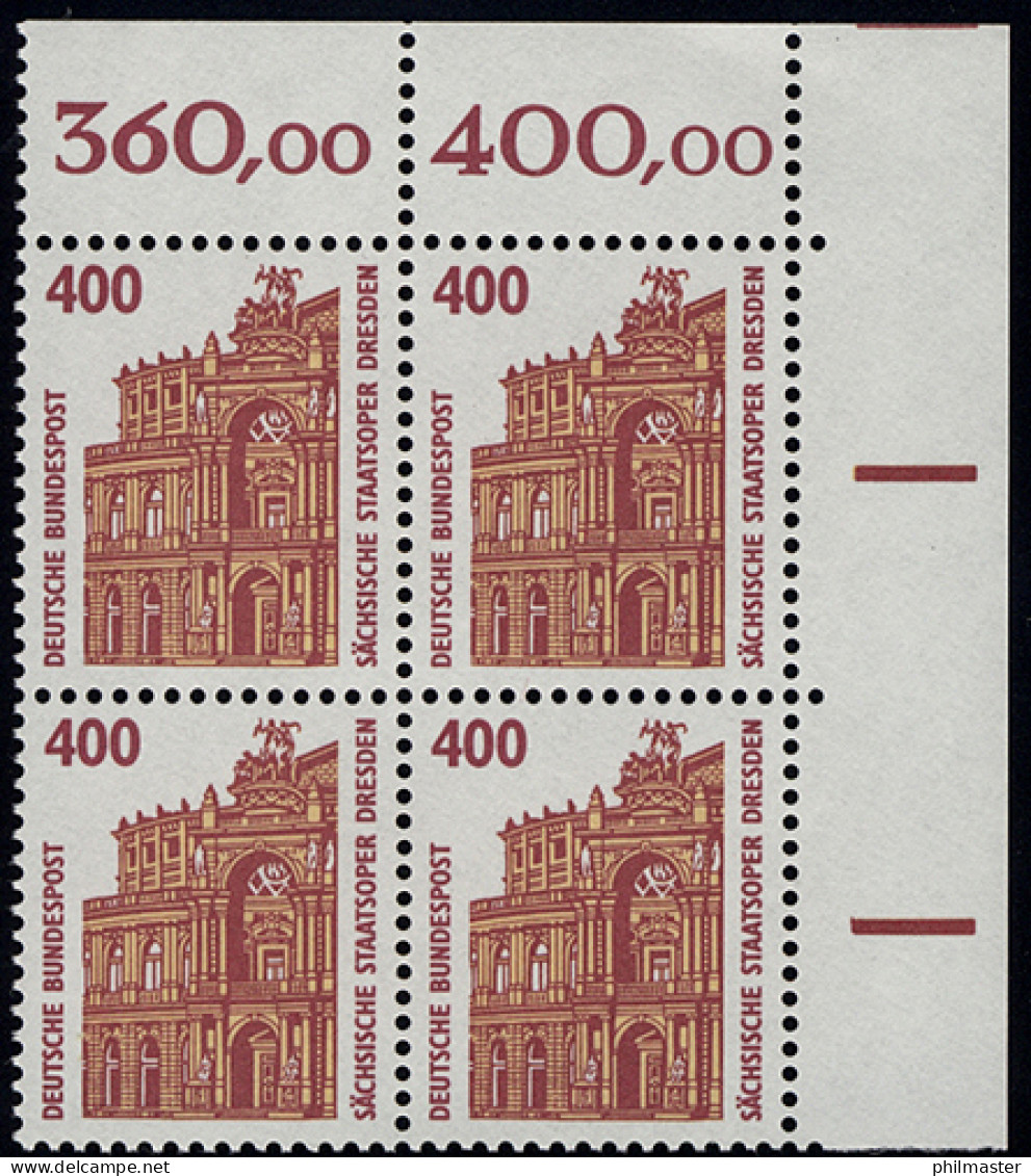 1562 SWK 400 Pf Eck-Vbl. Or ** Postfrisch - Unused Stamps