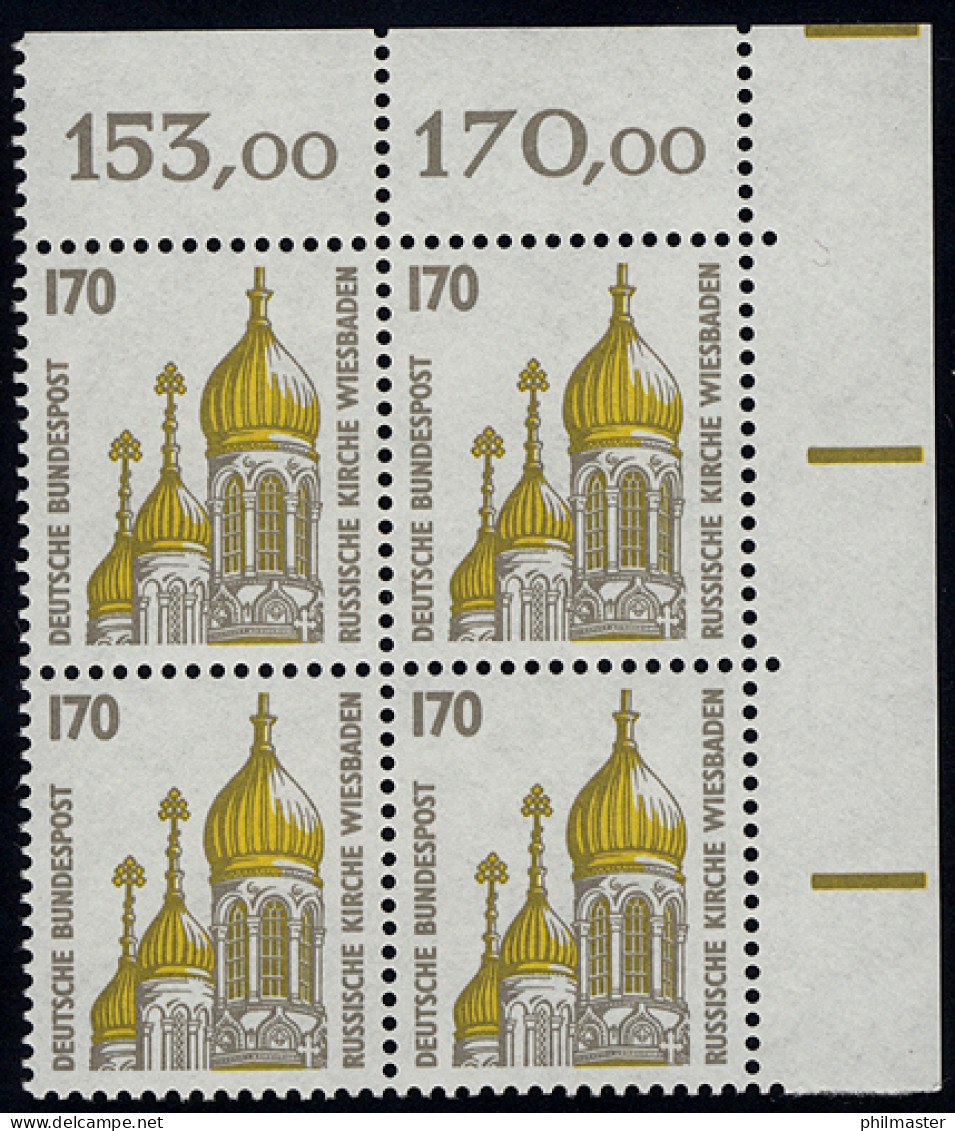 1535 SWK 170 Pf Eck-Vbl. Or ** Postfrisch - Unused Stamps