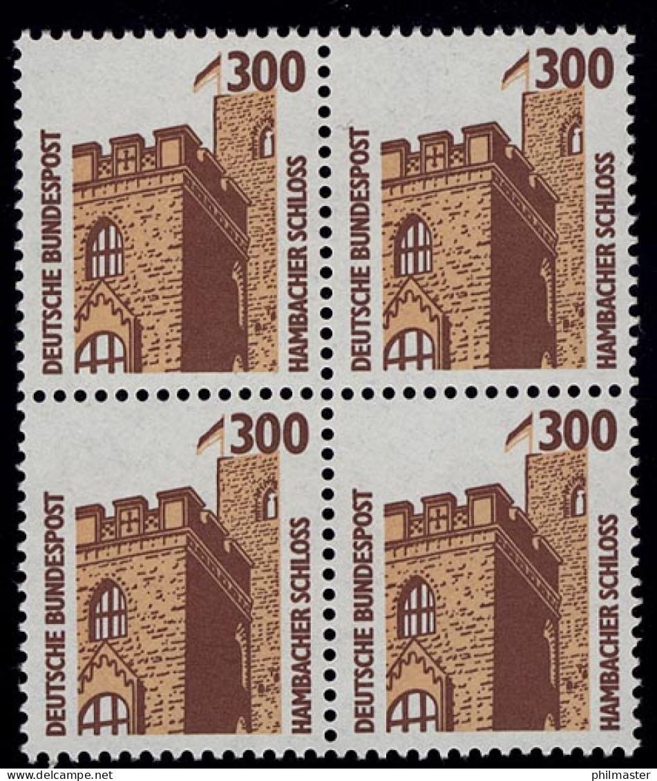 1348 SWK 300 Pf Viererblock ** Postfrisch - Unused Stamps
