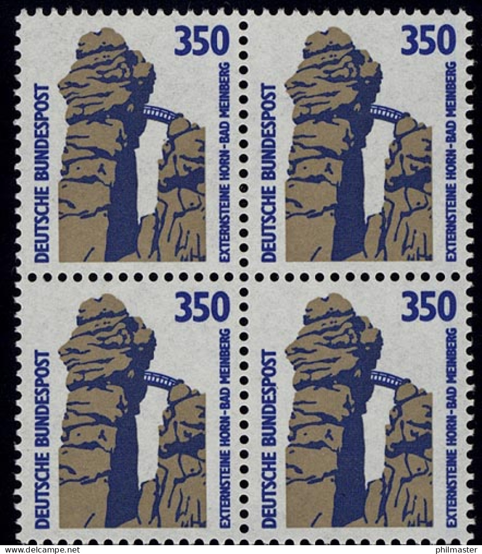 1407 SWK 350 Pf Viererblock ** Postfrisch - Unused Stamps