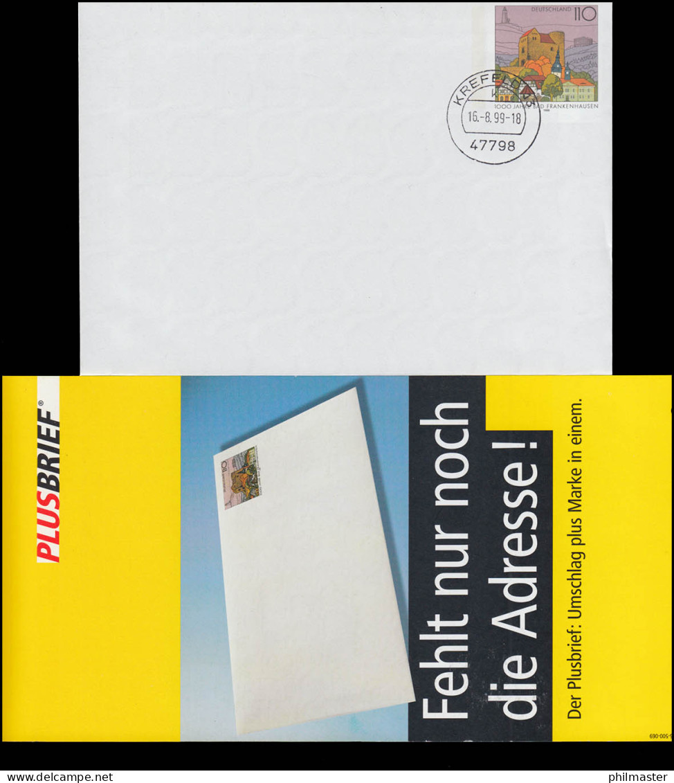 PSo 5 BII Y Bad Frankenhausen 16.8.99 Aus 2. Probier-Packung Aus Krefeld - Covers - Mint