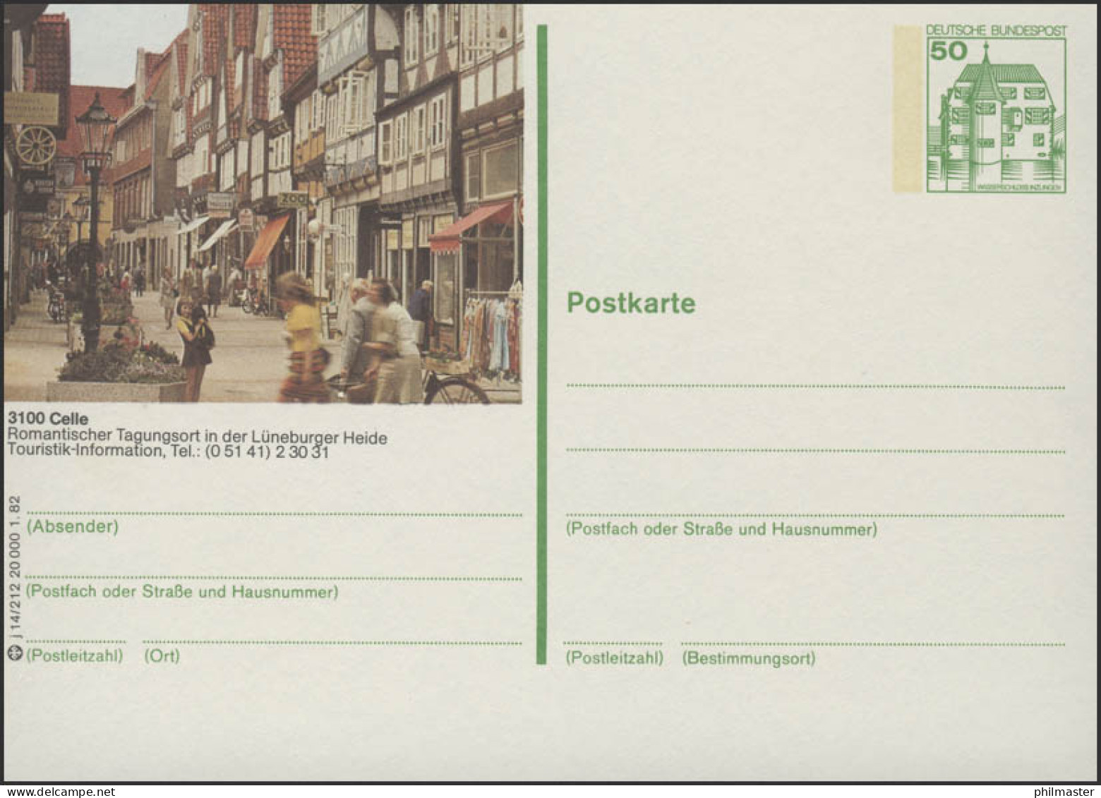 P134-j14/212 - 3100 Celle, Neue Straße ** - Illustrated Postcards - Mint