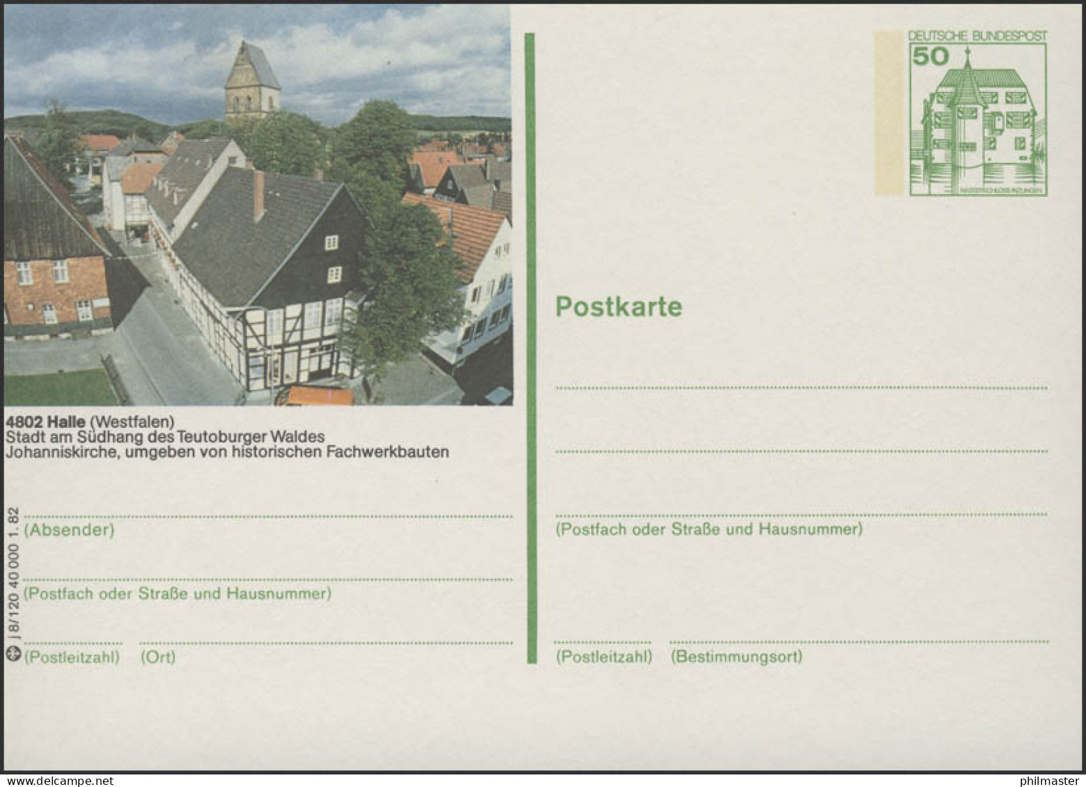 P134-j8/120 - 4802 Halle/Westfalen, Johanniskirche ** - Cartes Postales Illustrées - Neuves