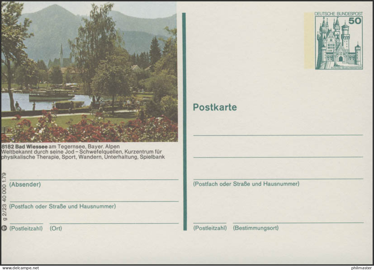 P129-g2/023 - 8182 Bad Wiessee, Ansicht Mit Tegernsee ** - Bildpostkarten - Ungebraucht