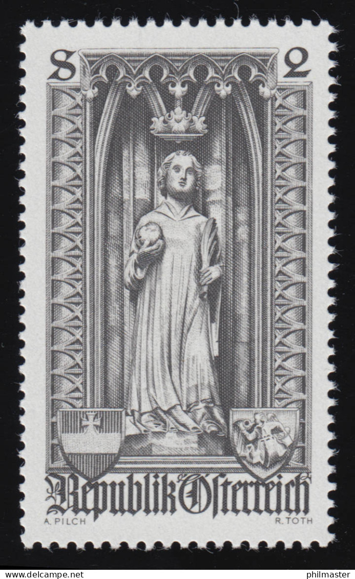 1284 500 Jahre Diözese Wien, Hl. Stephan, 2 S, Postfrisch ** - Ungebraucht