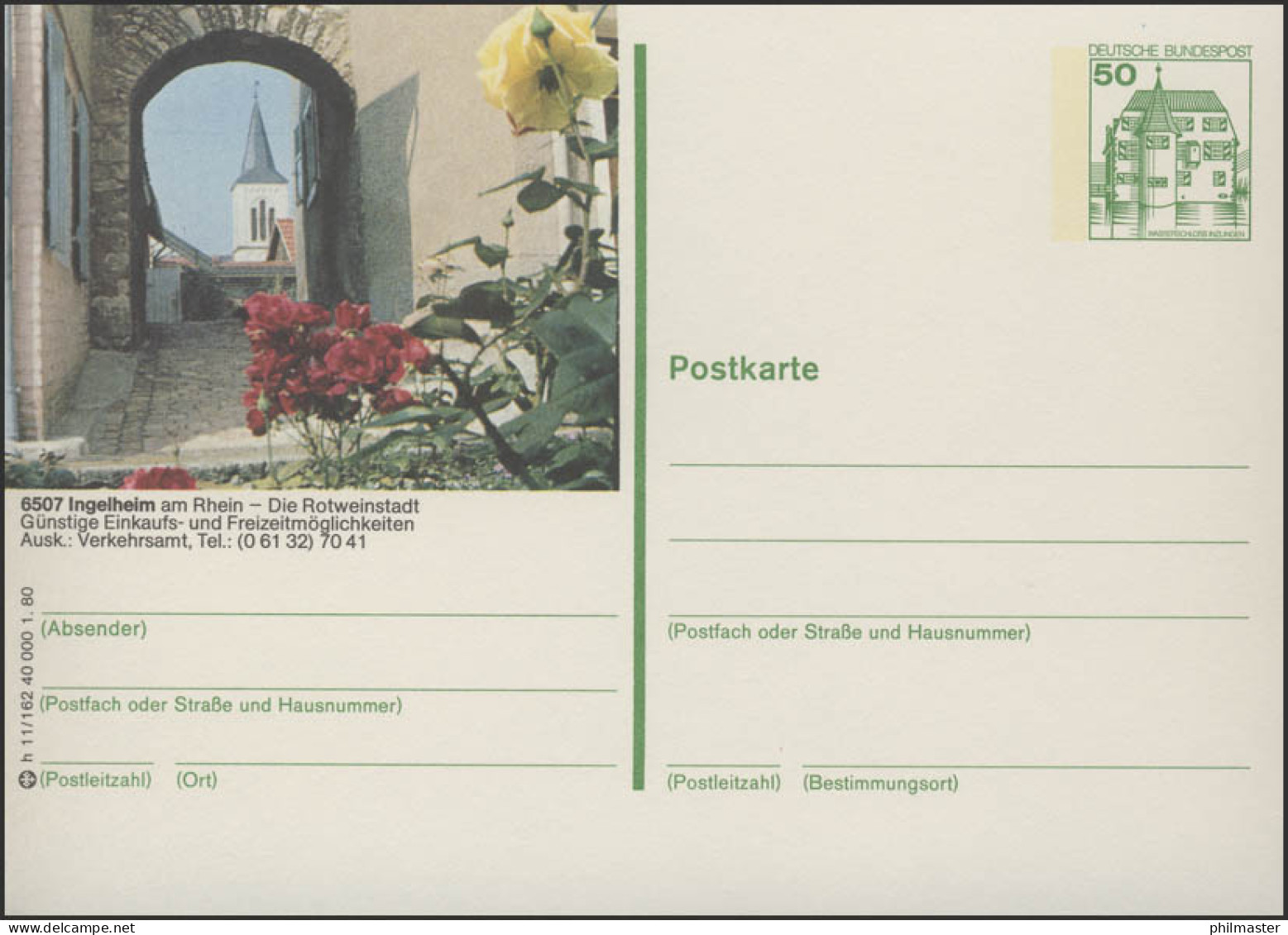 P130-h11/162 - 6507 Ingelheim, Burgkirche ** - Cartoline Illustrate - Nuovi