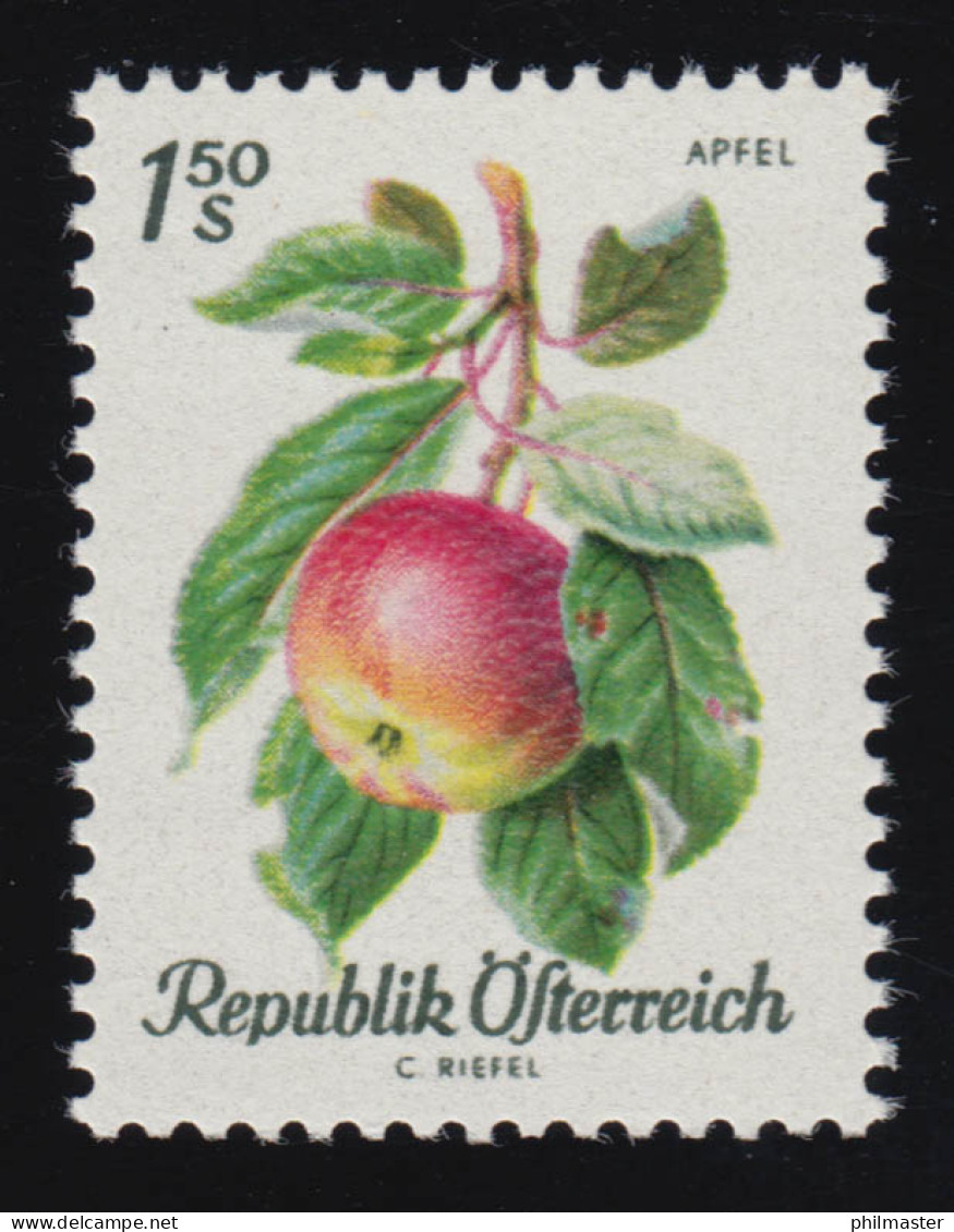 1225 Einheimische Obstsorten, Apfel, 1.50 S, Postfrisch, **  - Ungebraucht