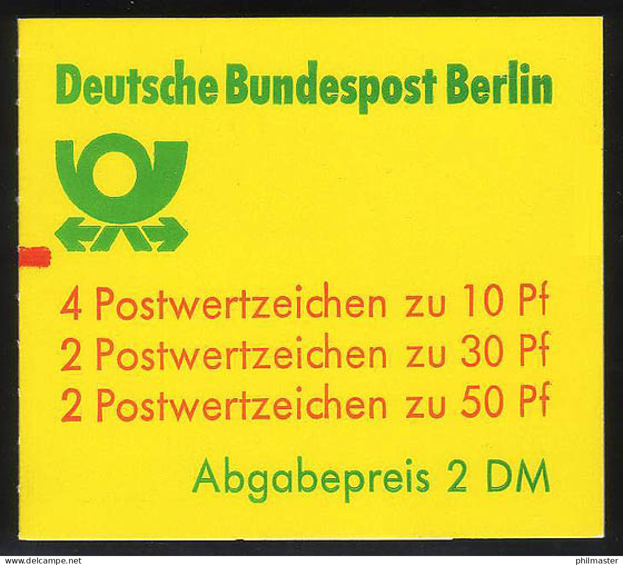 11a MH BuS 1980 - Mit Zählbalken ** - Postzegelboekjes