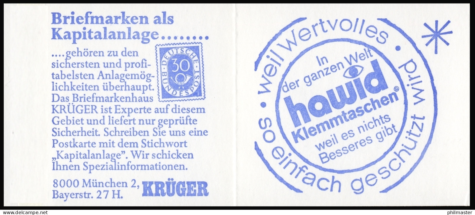 11a MH BuS 1980 - Mit Zählbalken ** - Carnets