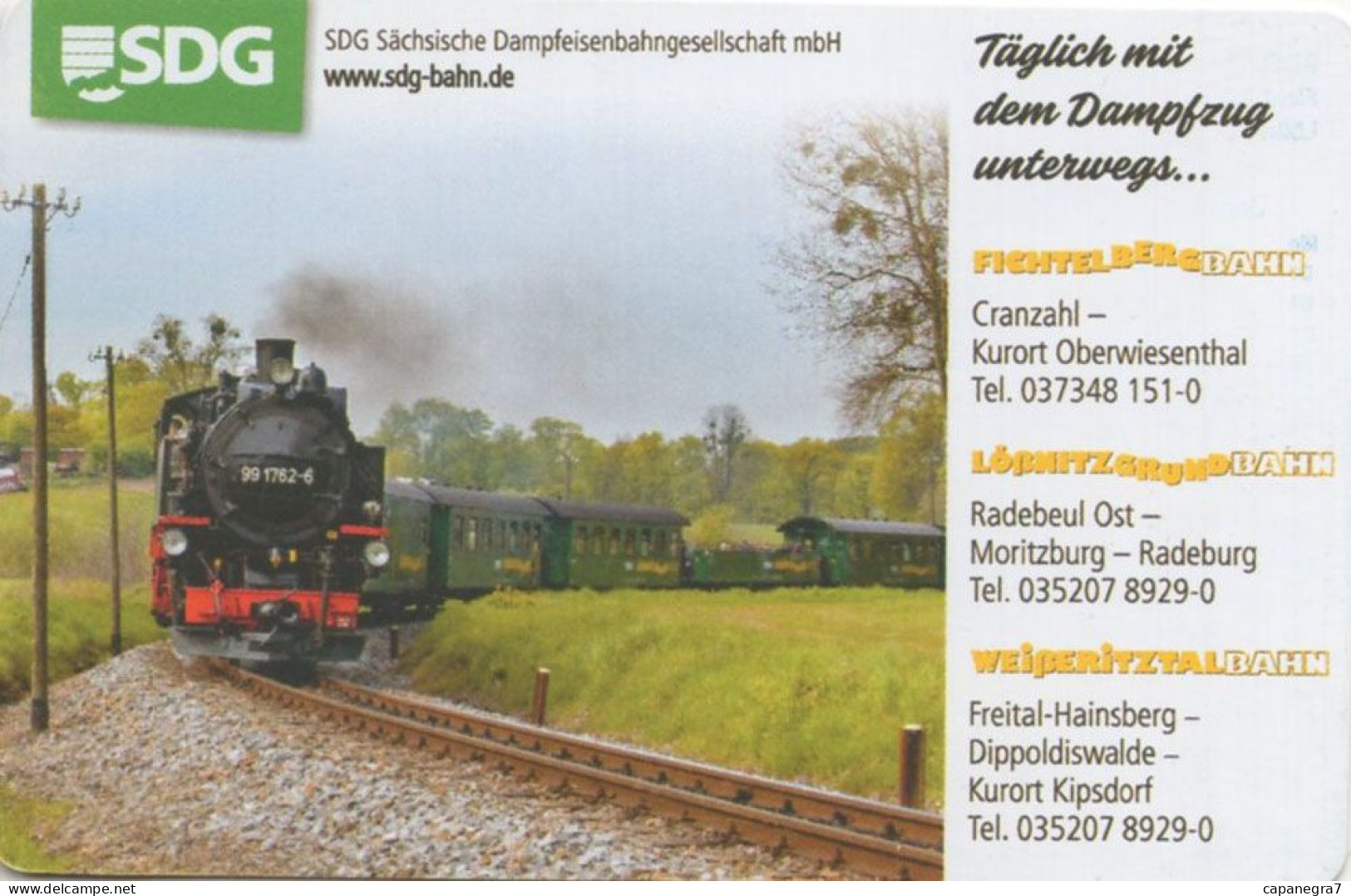 Steam Train, Locomotive, Germany 2022 - Petit Format : 2001-...