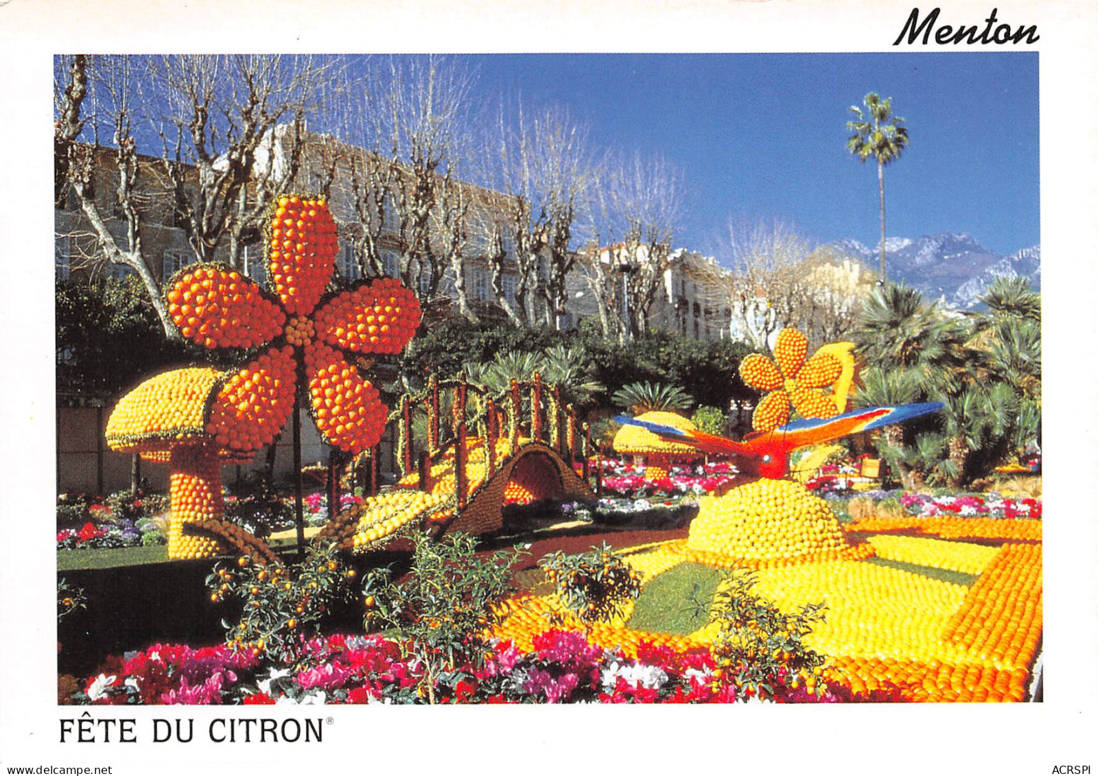 MENTON Fêtes Du Citron Jardins Bioves Fables De La Fontaine  N° 39 \MK3033 - Menton