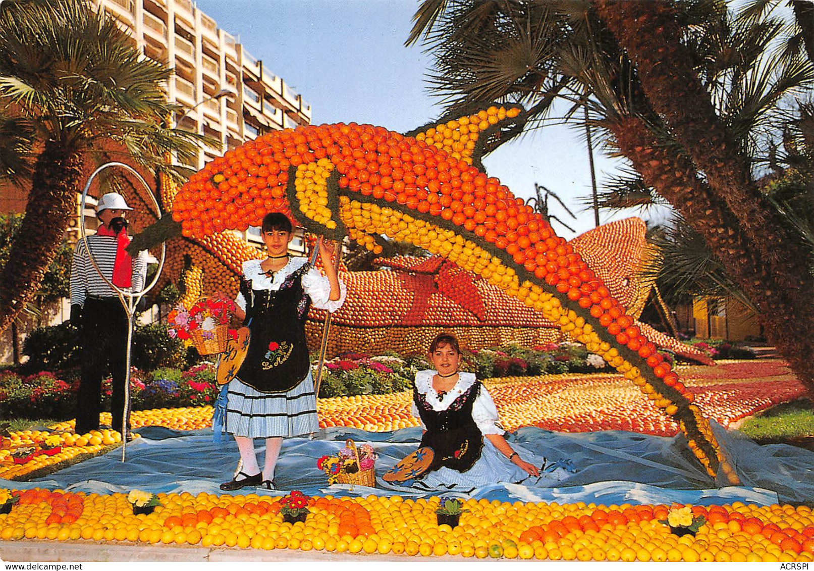 MENTON Fêtes Du Citron Jardins Bioves Mentonnaise Et Dauphin  N° 46 \MK3033 - Menton