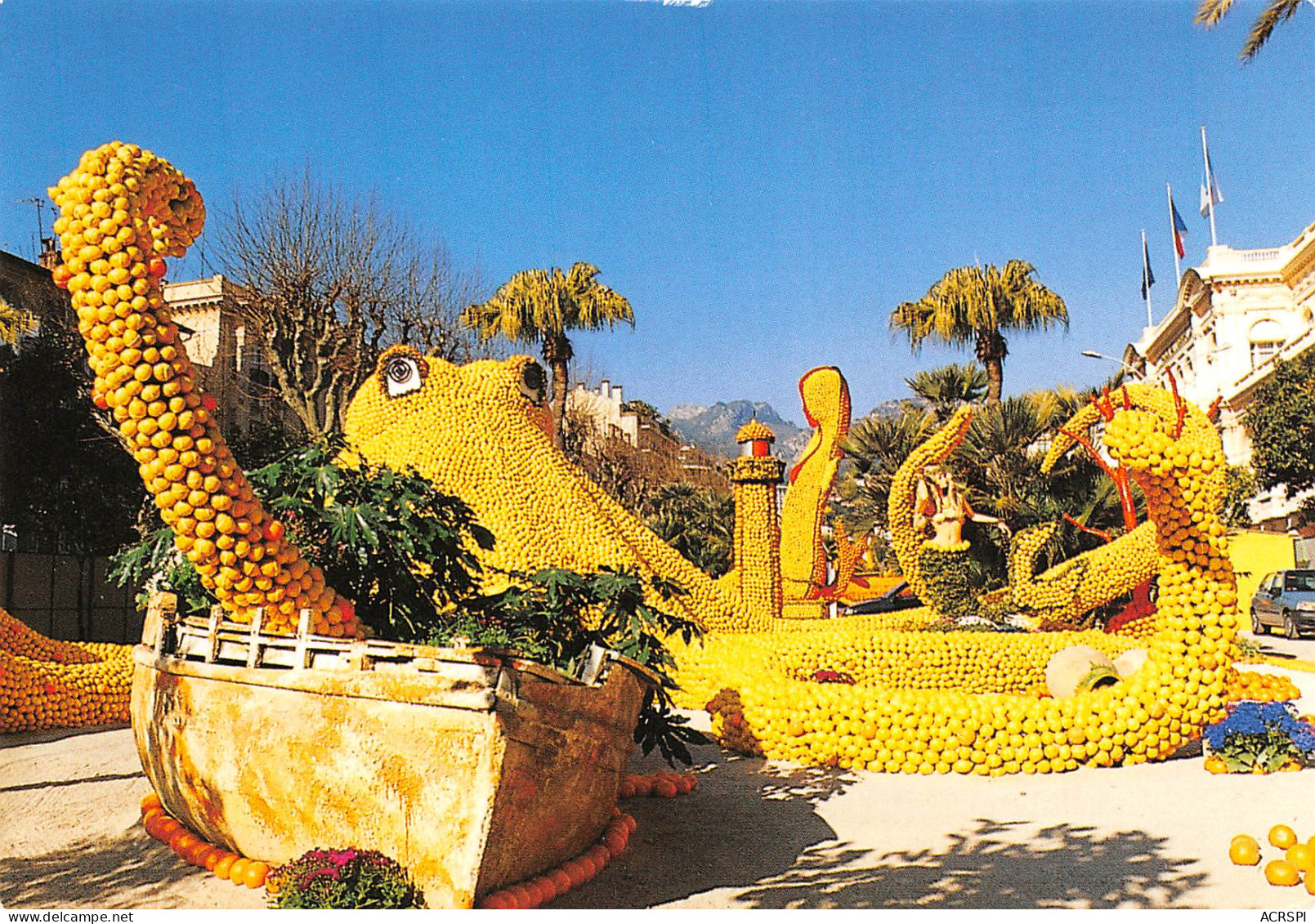 MENTON Fêtes Du Citron Jardins Bioves  En 1994 La Pieuvre  N° 60 \MK3033 - Menton