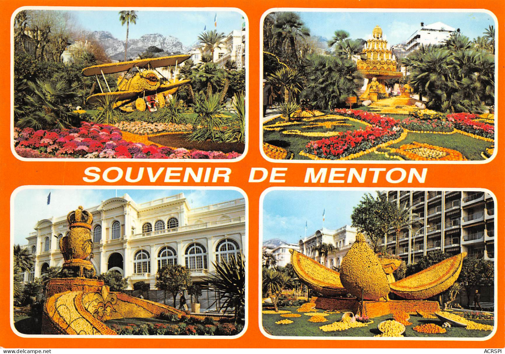 MENTON Fêtes Du Citron Jardins Bioves Souvenir   N° 63 \MK3033 - Menton