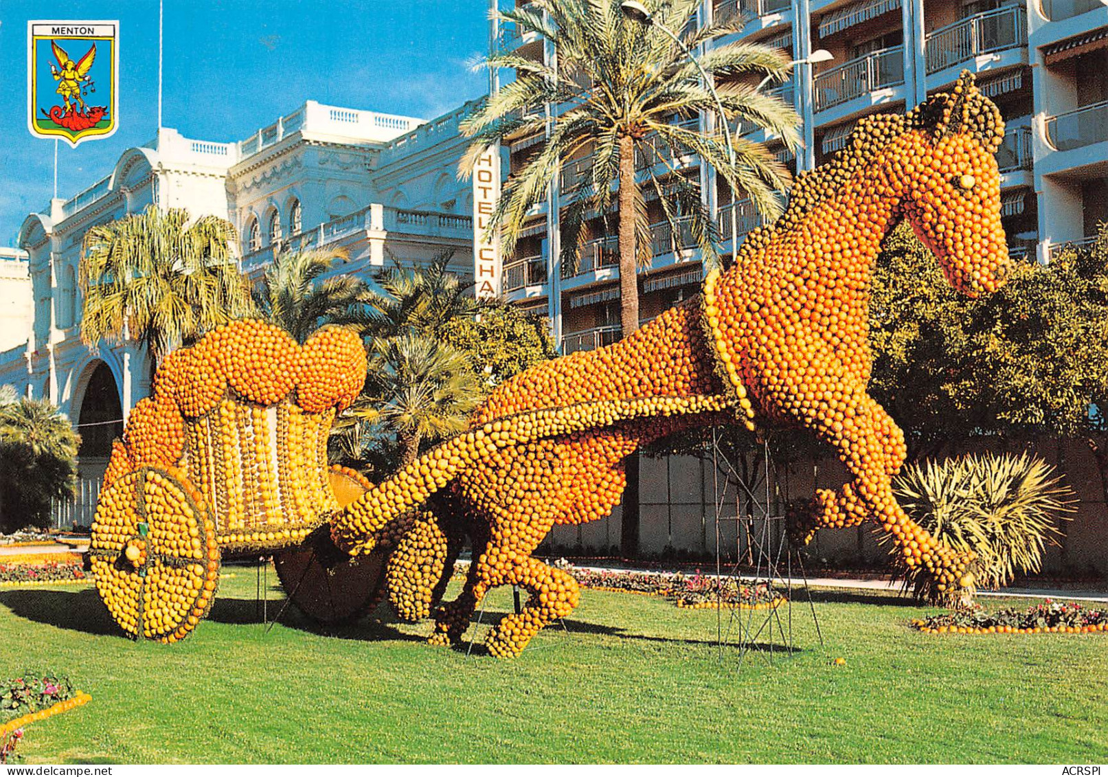 MENTON Fêtes Du Citron Jardins Bioves Le Char Romain  N° 65 \MK3033 - Menton