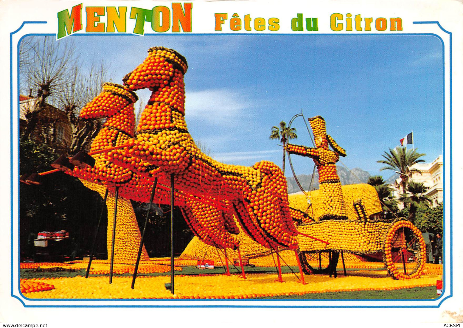 MENTON Fêtes Du Citron Jardins Bioves Char Et Jeux Du Cirque  N° 70 \MK3033 - Menton
