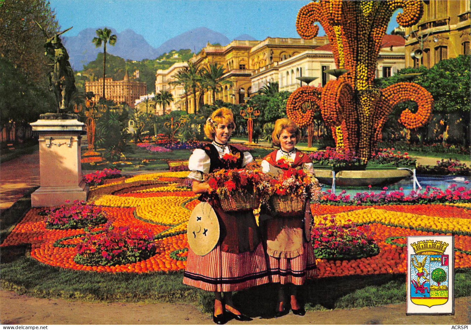 MENTON Fêtes Du Citron Jardins Bioves Costumes Locaux  N° 77 \MK3033 - Menton