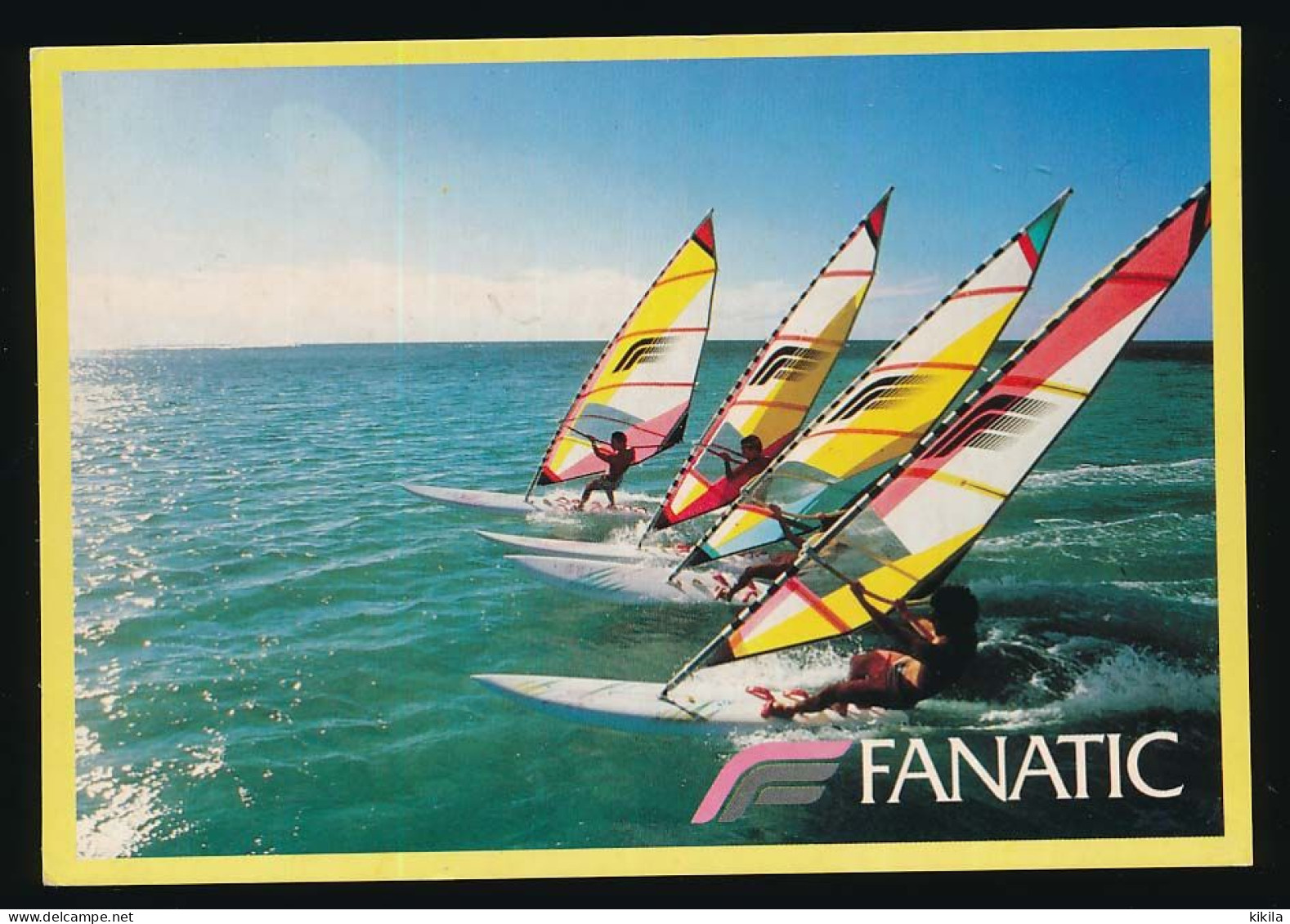Carton 10.5 X 15 Sport Planche à Voile Course "Fanatic" Photographe Dieter Menne - Sailing
