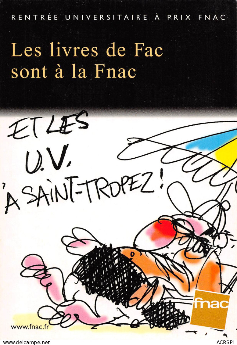 FNAC Bidochons à Saint Tropez  PUB Publicité  Spectacle   N° 13 \MK3034 - Werbepostkarten