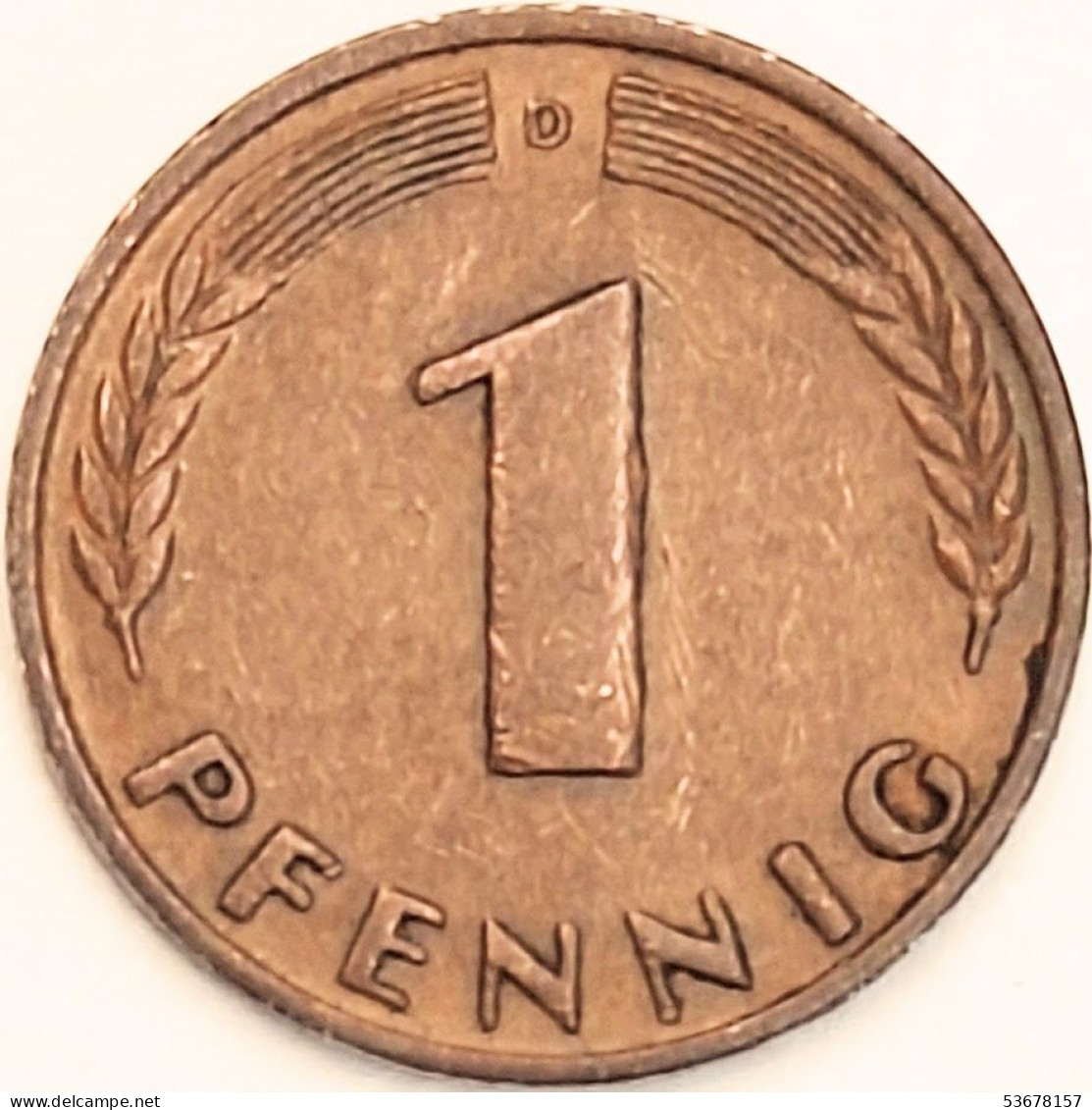 Germany Federal Republic - Pfennig 1949 D, KM# A101 (#4446) - 1 Pfennig