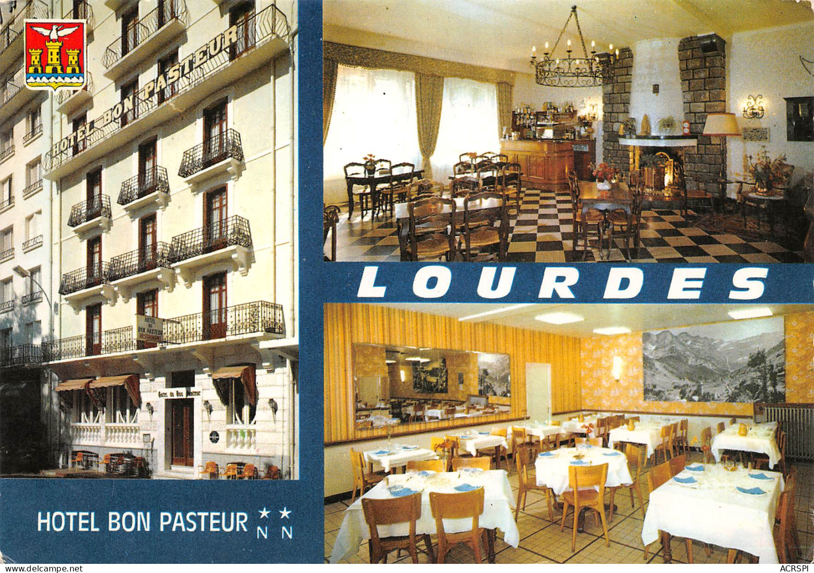 65 LOURDES Hotel Bon Pasteur Avenue Peyramale   N° 39 \MK3035 - Lourdes