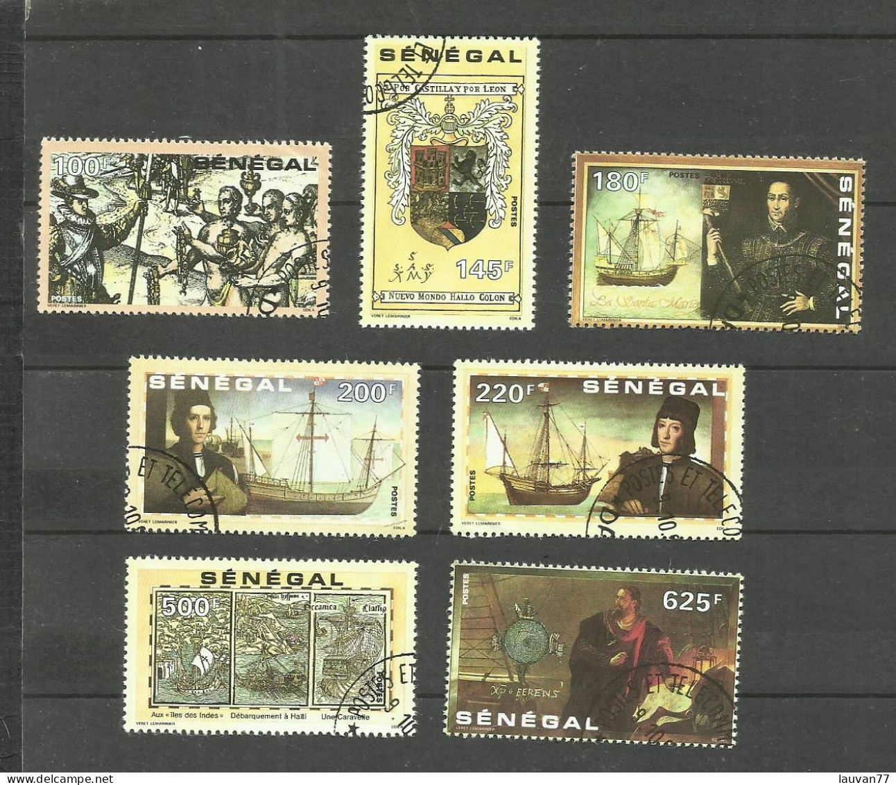 SENEGAL N°912 à 918 Cote 7.50€ - Used Stamps