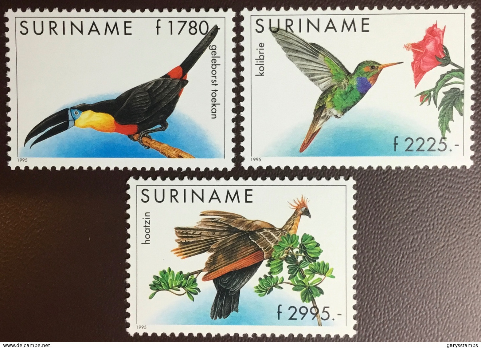 Surinam Suriname 1995 Birds MNH - Sonstige & Ohne Zuordnung