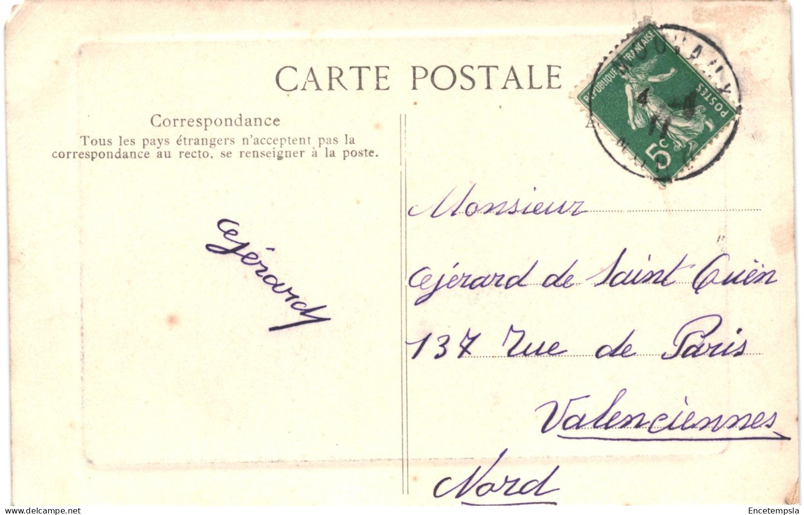 CPA Carte Postale France Haut-Mont Notre-Dame  Côté Sud 1911  VM80242 - Avesnes Sur Helpe