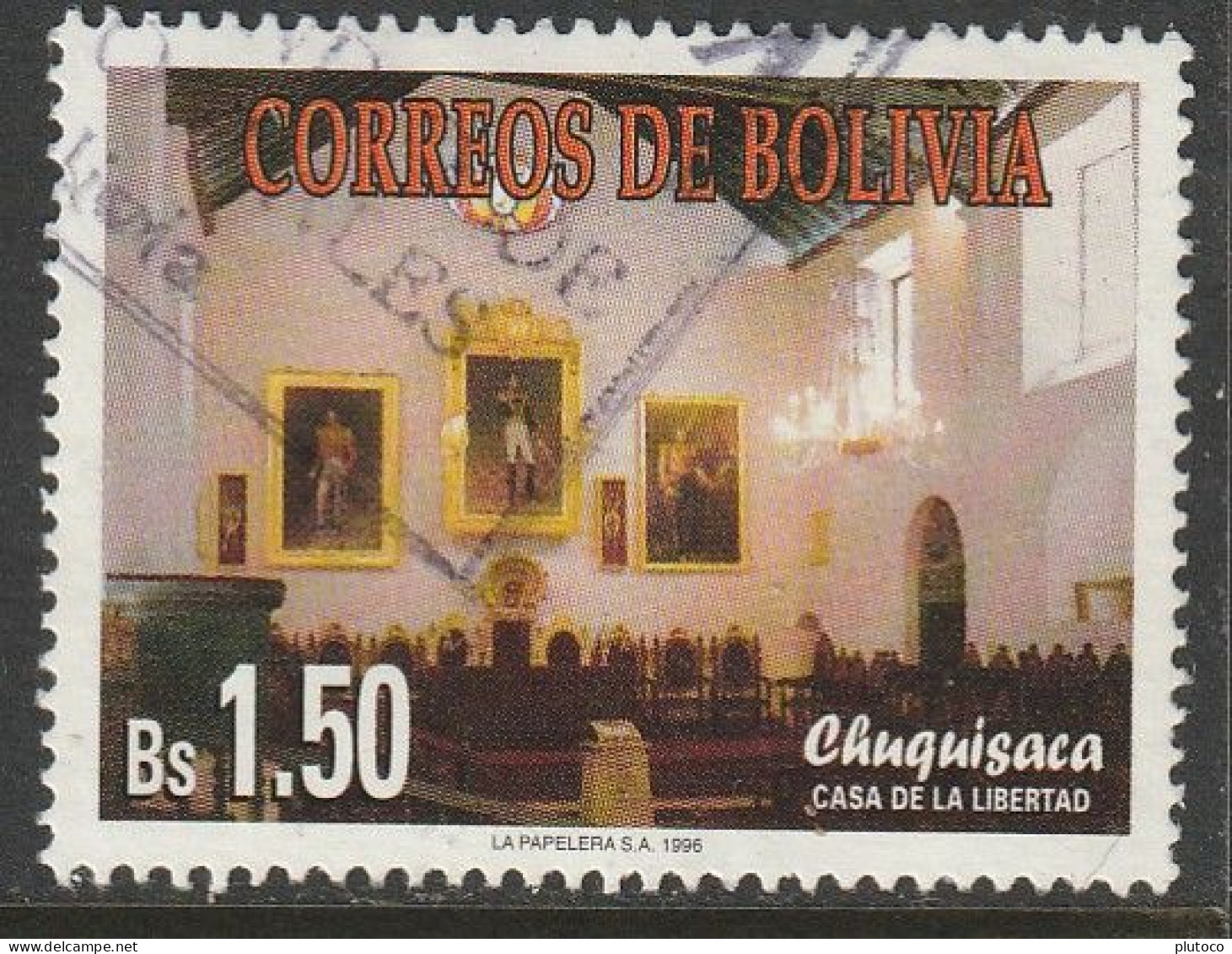 BOLIVIA, USED STAMP, OBLITERÉ, SELLO USADO - Bolivia