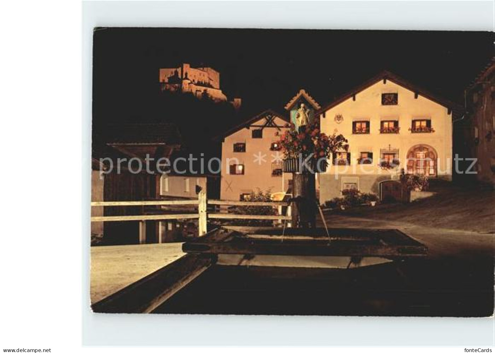 11915898 Tarasp Brunnen Schloss Tarasp - Sonstige & Ohne Zuordnung