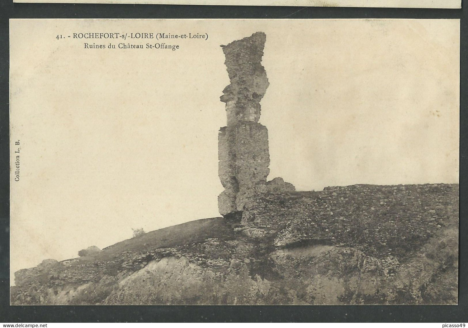 Maine Et Loire , Rochefort , Ruine Du Château De St Offange - Sonstige & Ohne Zuordnung