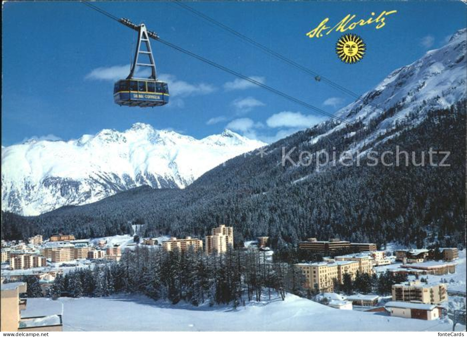 11914511 St Moritz GR Mit Signal-Seilbahn St. Moritz - Sonstige & Ohne Zuordnung