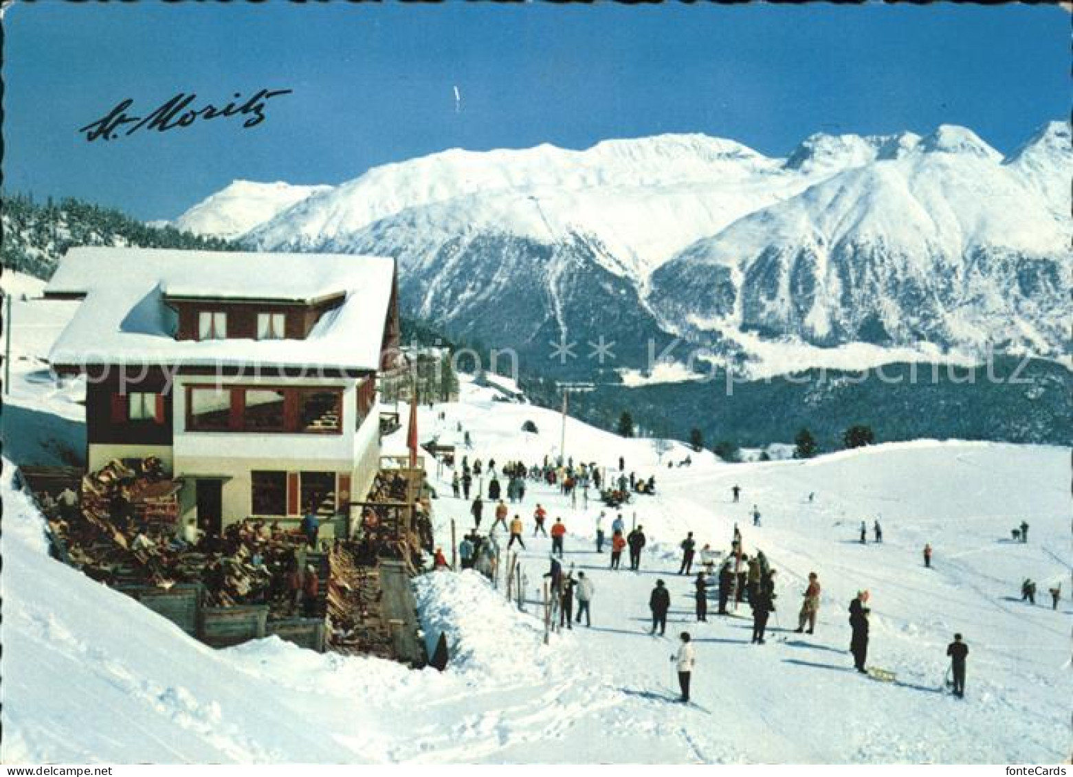 11914503 St Moritz GR Restaurant Salastrains Skigebiet St Moritz GR - Andere & Zonder Classificatie