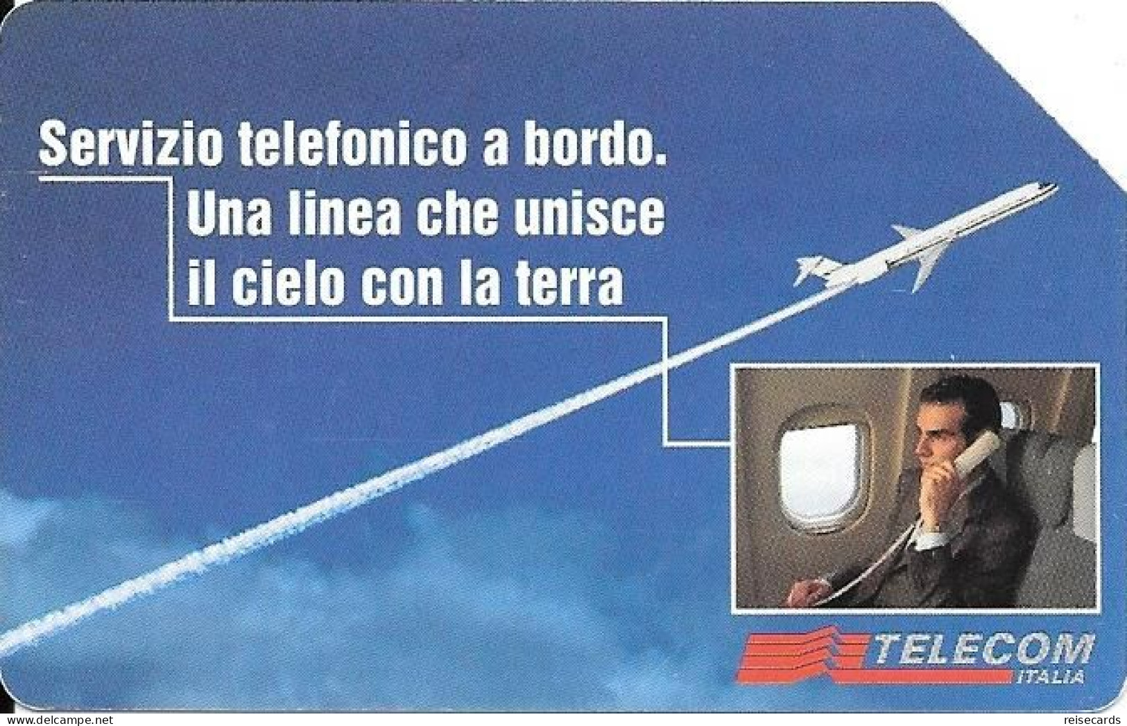 Italy: Telecom Italia - Servizio Telefonico A Bordo - Öff. Werbe-TK