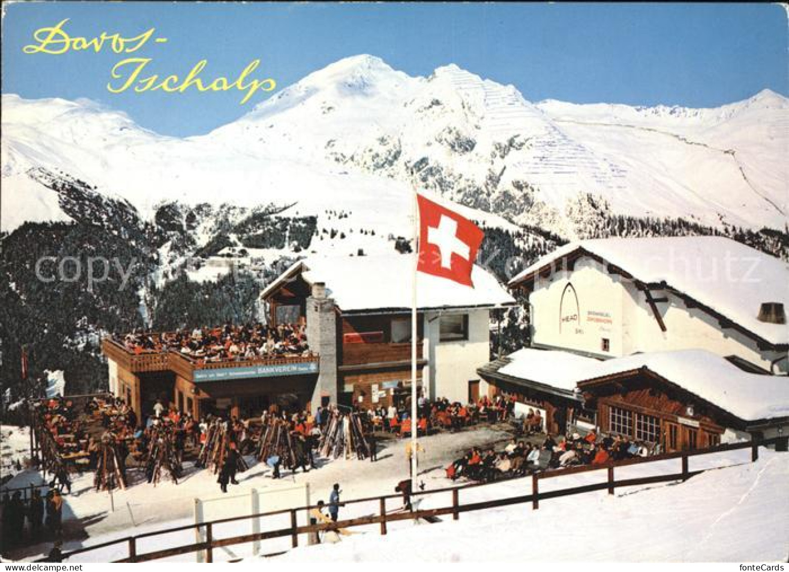 11914492 Davos GR Ischalp Skigebiet Restaurant Davos GR - Sonstige & Ohne Zuordnung