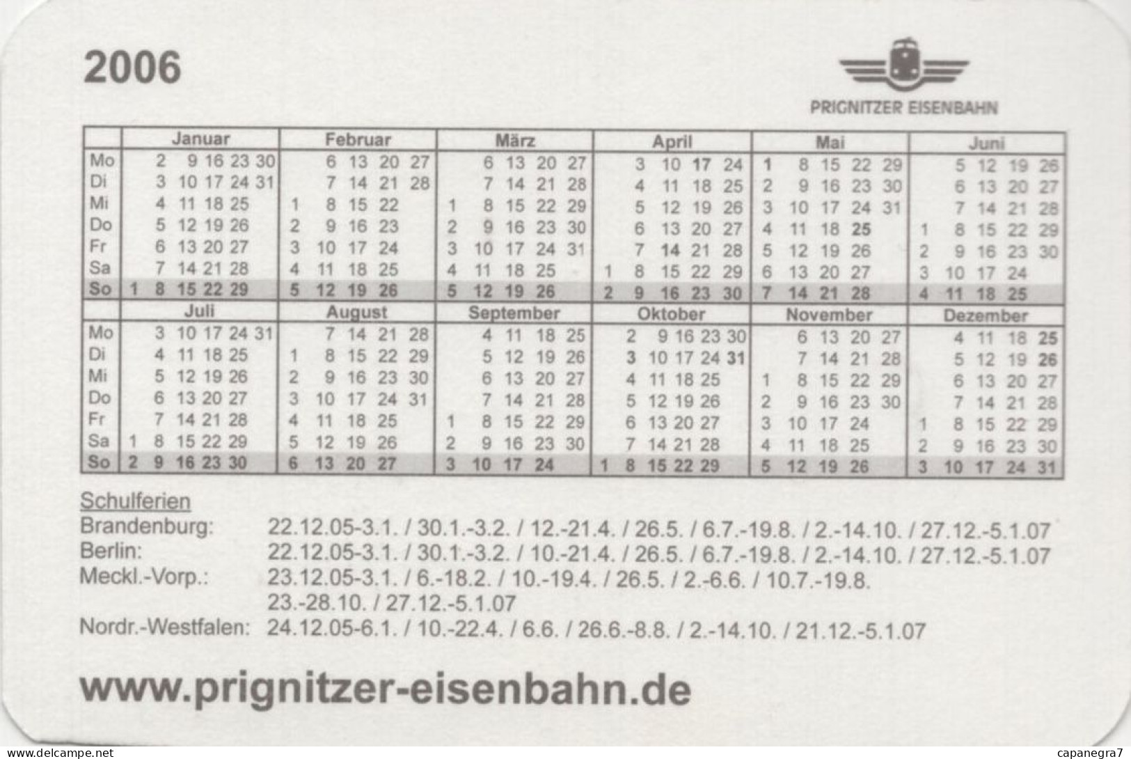 Train, Locomotive, Germany 2006 - Petit Format : 2001-...