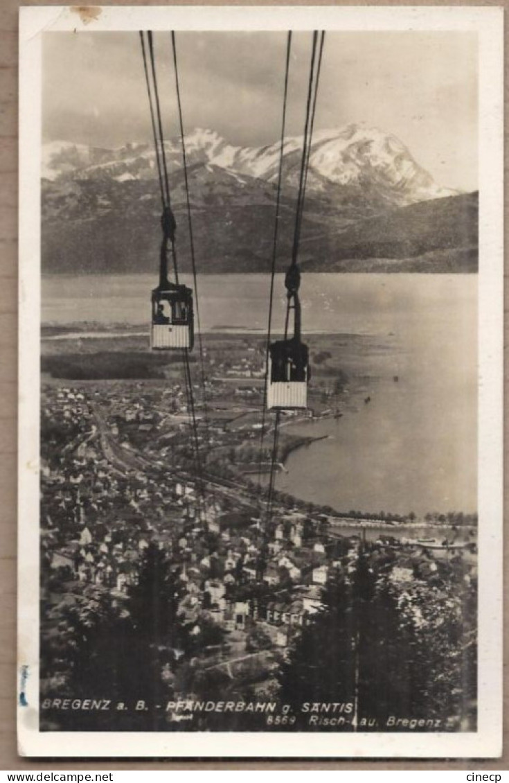 CPSM AUTRICHE - BREGENZ A.B. - PFANDERBAHN G. SÄNTIS - TB PLAN BENNE Téléphérique GROS PLAN CABINE - Bregenz