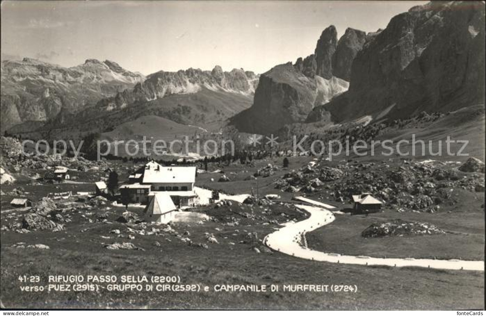 11913858 Campanile Rifugio Passo Sella Puez Gruppo Di Cir Campanile - Otros & Sin Clasificación