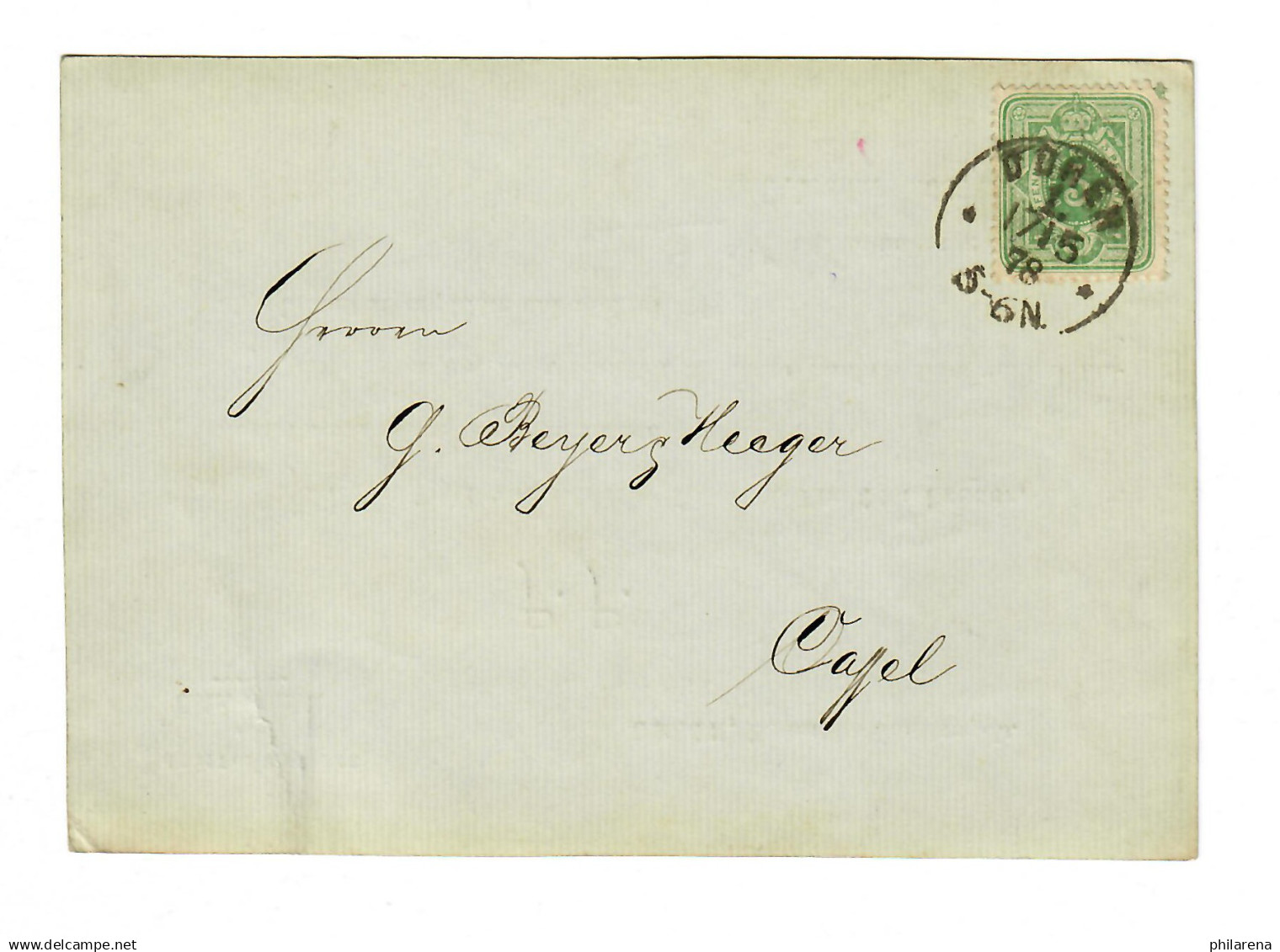 Postkarte Düren, Papier Fabrik, 1878 Nach Kassel - Lettres & Documents