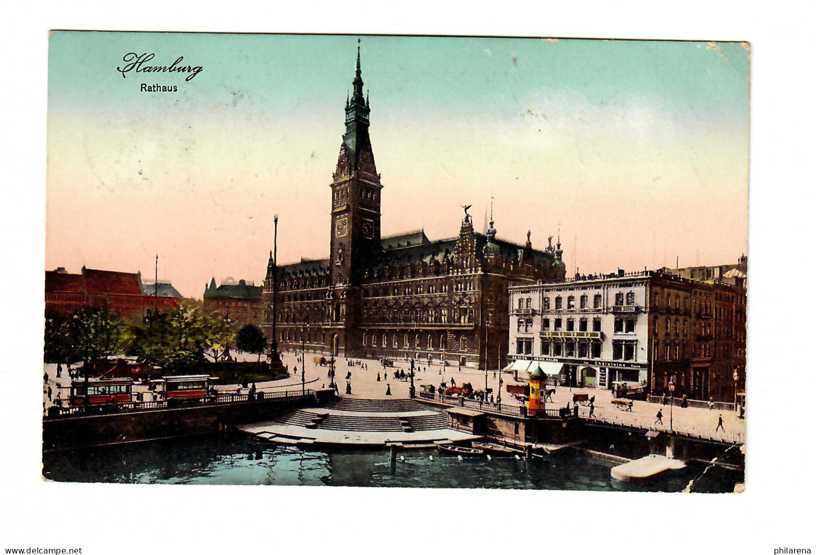 AK Hamburg: Seepost Hamburg-Helgoland 1912 - Briefe U. Dokumente