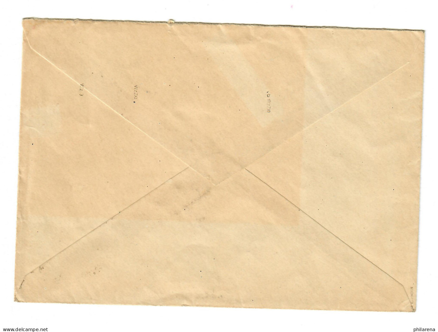 Eilboten Weimar 1953 Nach Oberursel, Rückseitige Typ-Bestimmung - Briefe U. Dokumente